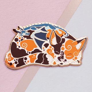 Cat Hoarder Enamel Pin