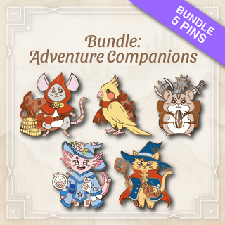 Adventure Companion Pin Bundle (5 Pins)