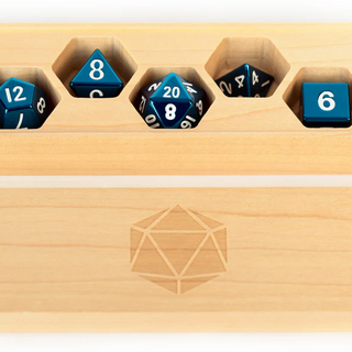 Maple Wood Dice Vault
