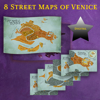 8 Street-Maps for Serenissima Obscura – Digital