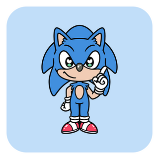 Enamel Pin - Sonic