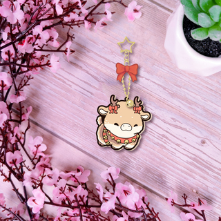 Dasher Wooden Charm | SC 🐮