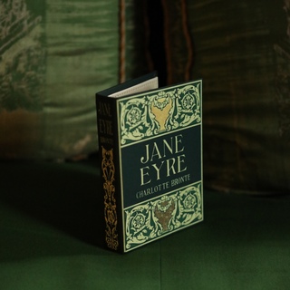Novel Travelbook Jane Eyre by Charlotte Brontë 1847 (Forest Green)
