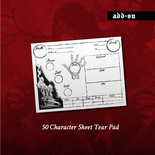 Character Sheet Pad (50 Sheets)