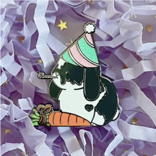 Chappie Birthday Enamel Pin