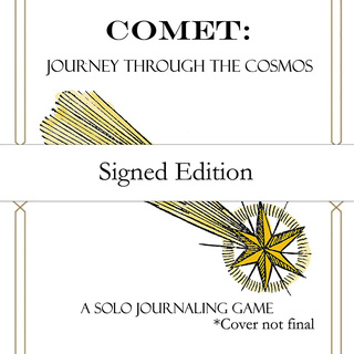 SIGNED Print version of Comet: Journey Through the Cosmos