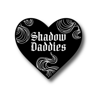 Shadow Daddy Heart Pin