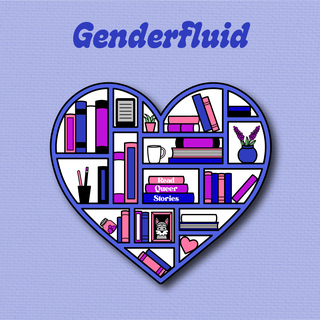 Read Queer Stories Sticker - Genderfluid 2"