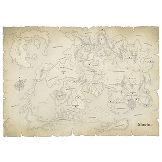 Art Print: Alaria Map (original)