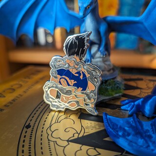 wing leader fourth wing enamel pin