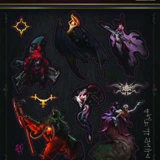 Sinlord & Avatar Stickers (4 Sheets)