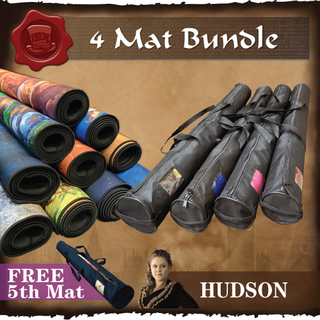 Hudson 4 Mat Bundle + One FREE