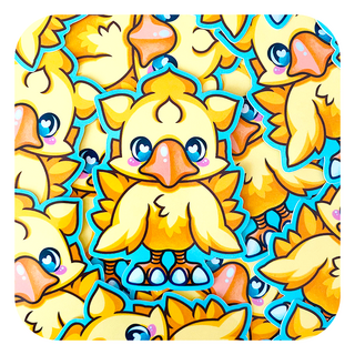 Final Fantasy Chocobo Waterproof Glossy Sticker