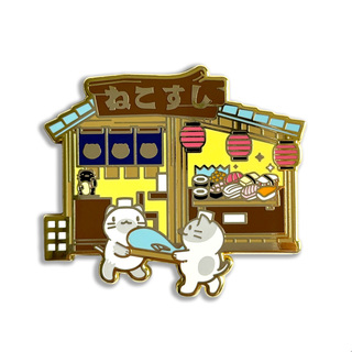 Neko's Sushi B Grade Pin