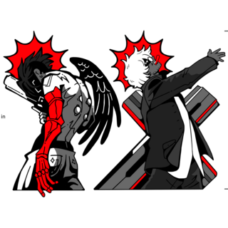 Trigun Stargaze Vash Pin - Screenprint + Black Hair Variant