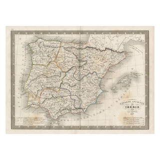 1838 ORIGINAL MAP - 23 - ANCIENT SPAIN