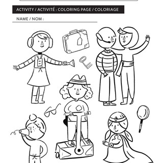 Mission: Inclusion Colouring Sheet