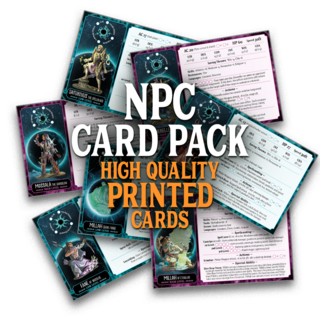 Physical copy of Character Cards