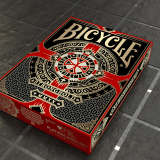 Bicycle Stronghold Crimson Playing Cards