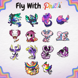 Fly with Pride - Choose Your Pin