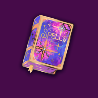 Starbound Spell Book Pin