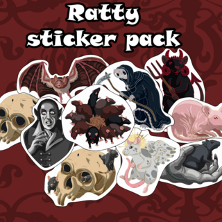 Ratty Sticker pack
