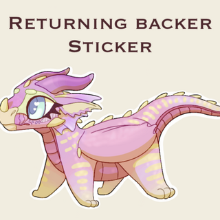 Returning Backer Sticker