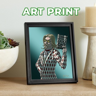 8x10 Art Print - Diamond Dave