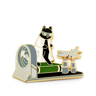 Aerospace Engineering Cat Pin