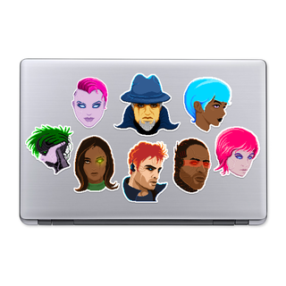 Sticker Pack #3 - Main Cast