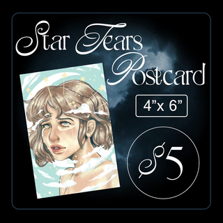 Star Tears Postcard Print