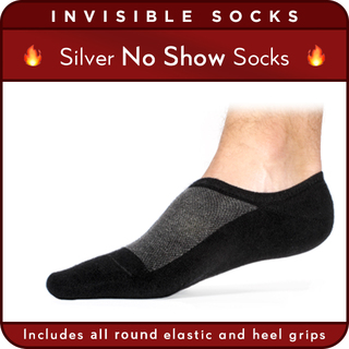Silver No Show Socks