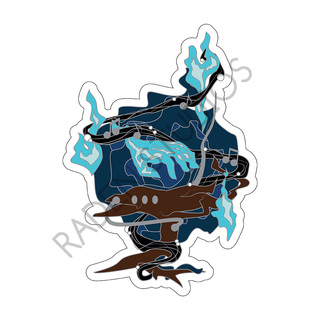 Mythical Bards Series 2 "Will-o-the-Wisp" Die Cut Sticker