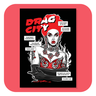 A4 Print - Drag City - Aja