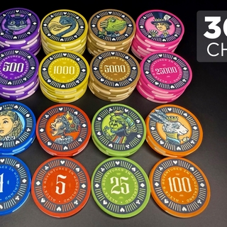 Poker chips (set of 300)