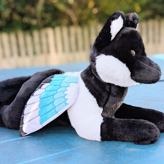 Seven's Magpie Wolf Plush