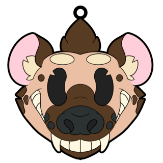 "Smile!" PVC Rubber Keychain