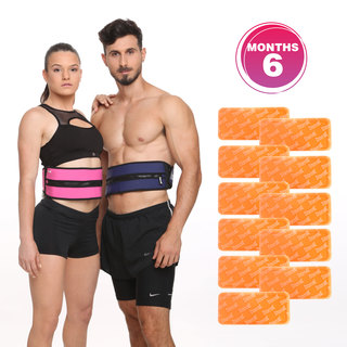 Zip & Tone Ab and Butt Toner + 6 MONTH supply of gel pads