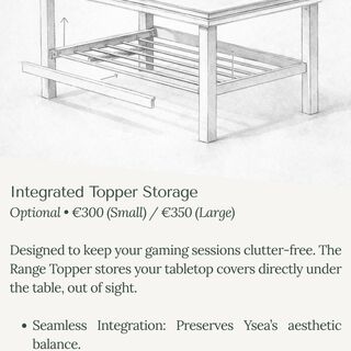Small - Topper Storage