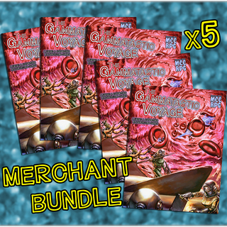 FIVE print copies (shrink wrapped and ready for sale) of "The Gammatastic Voyage"