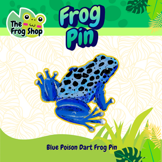Blue Dart Frog Pin