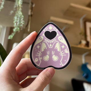 Goodbye Matte Vinyl Sticker