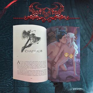 NSFW demon scene page overlay