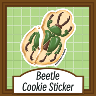 Beetle Cookie Sticker