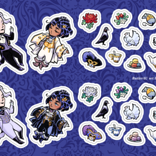Sticker Sheet: ButlerAU