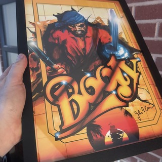 Booty Art - signed and framed