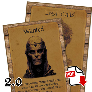 Digital Quest Decks: Lost & Wanted (PDF)