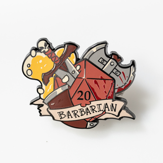 Barbarian - Class Pin - Single Tier