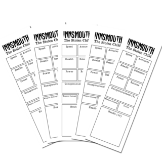 Innsmouth: The Stolen Child Stat-Tracker Bookmark x 5