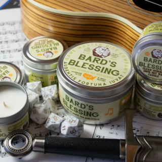 Bard's Blessing Gaming Candle